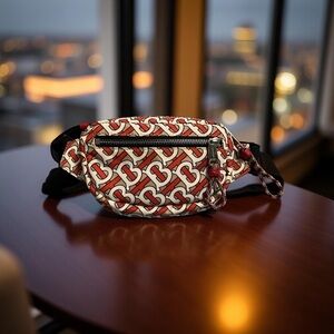 Burberry Mini Bumbag TB Monogram Vermillion Design